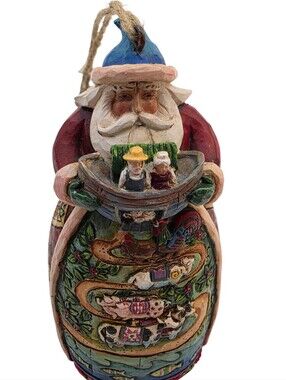 2007 Jim Shore Noah’s Ark Santa Heartwood Creek Christmas Ornament 4007947